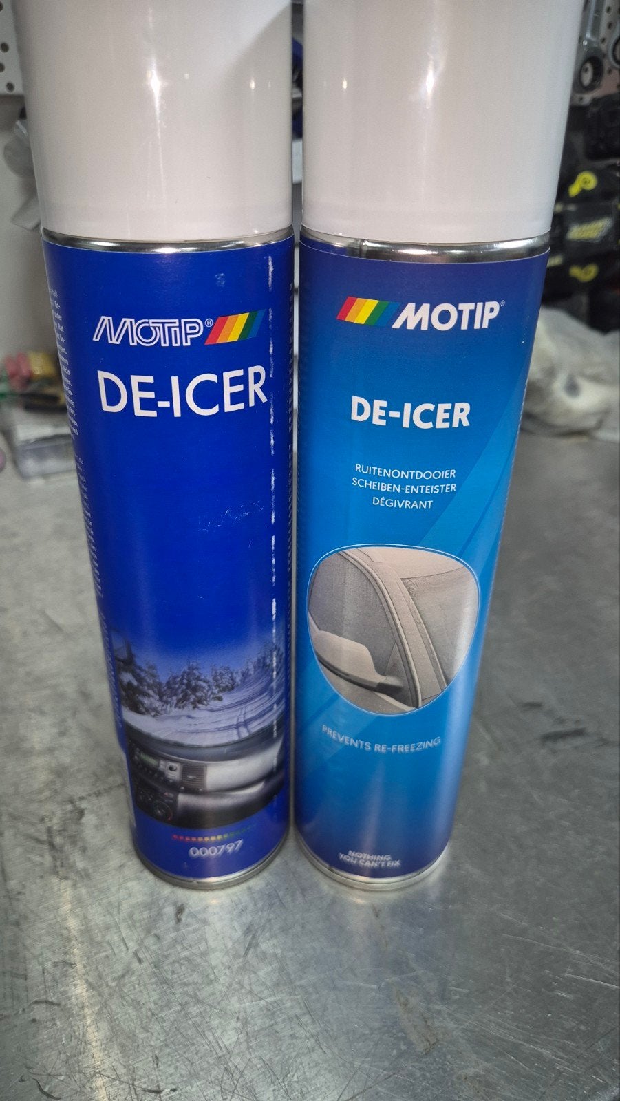 MOTIP DE-ICER, Ophalen