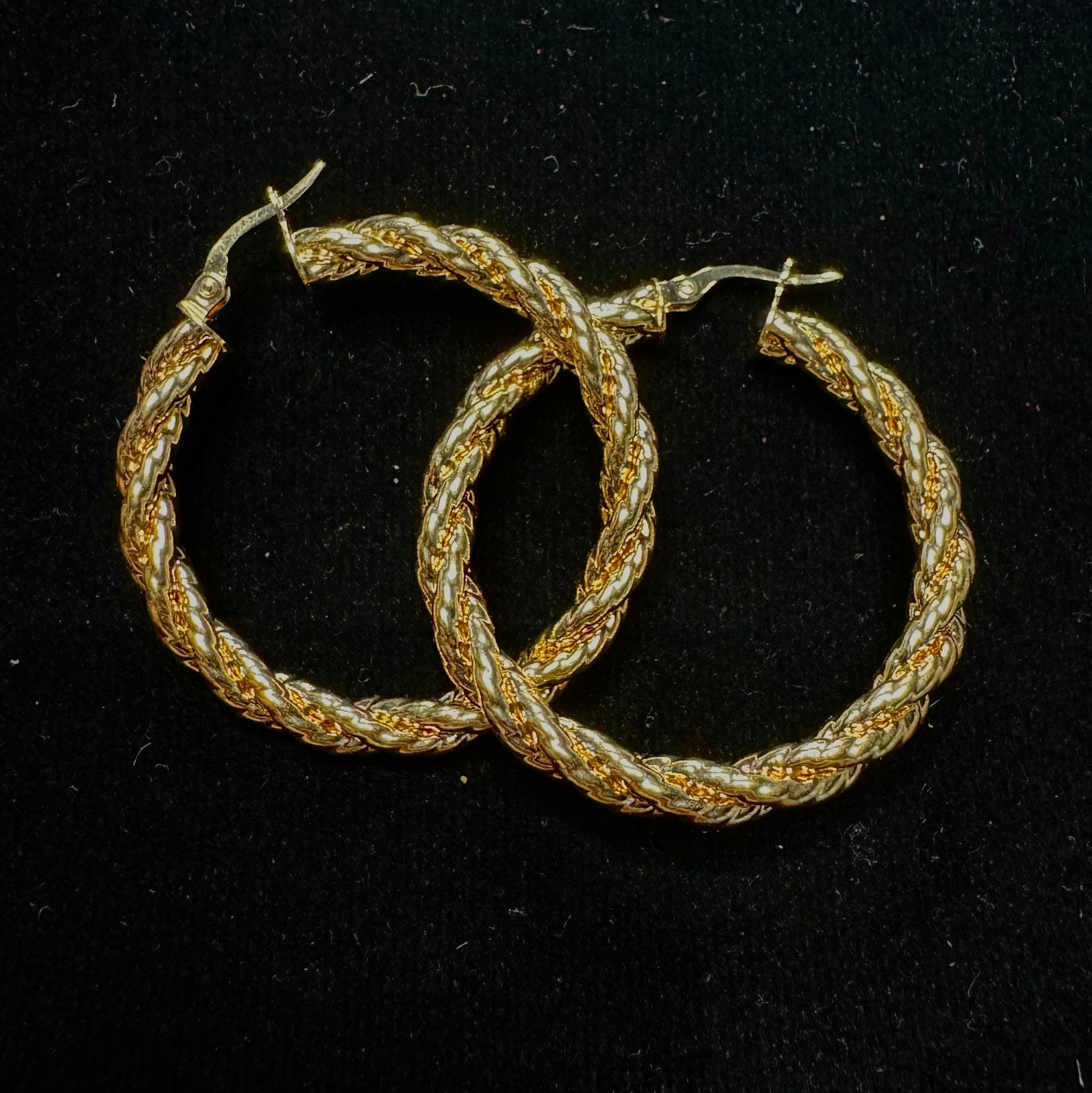 14 krt rope oorbellen NIEUW !!!, Ophalen, Zo goed als nieuw, Goud