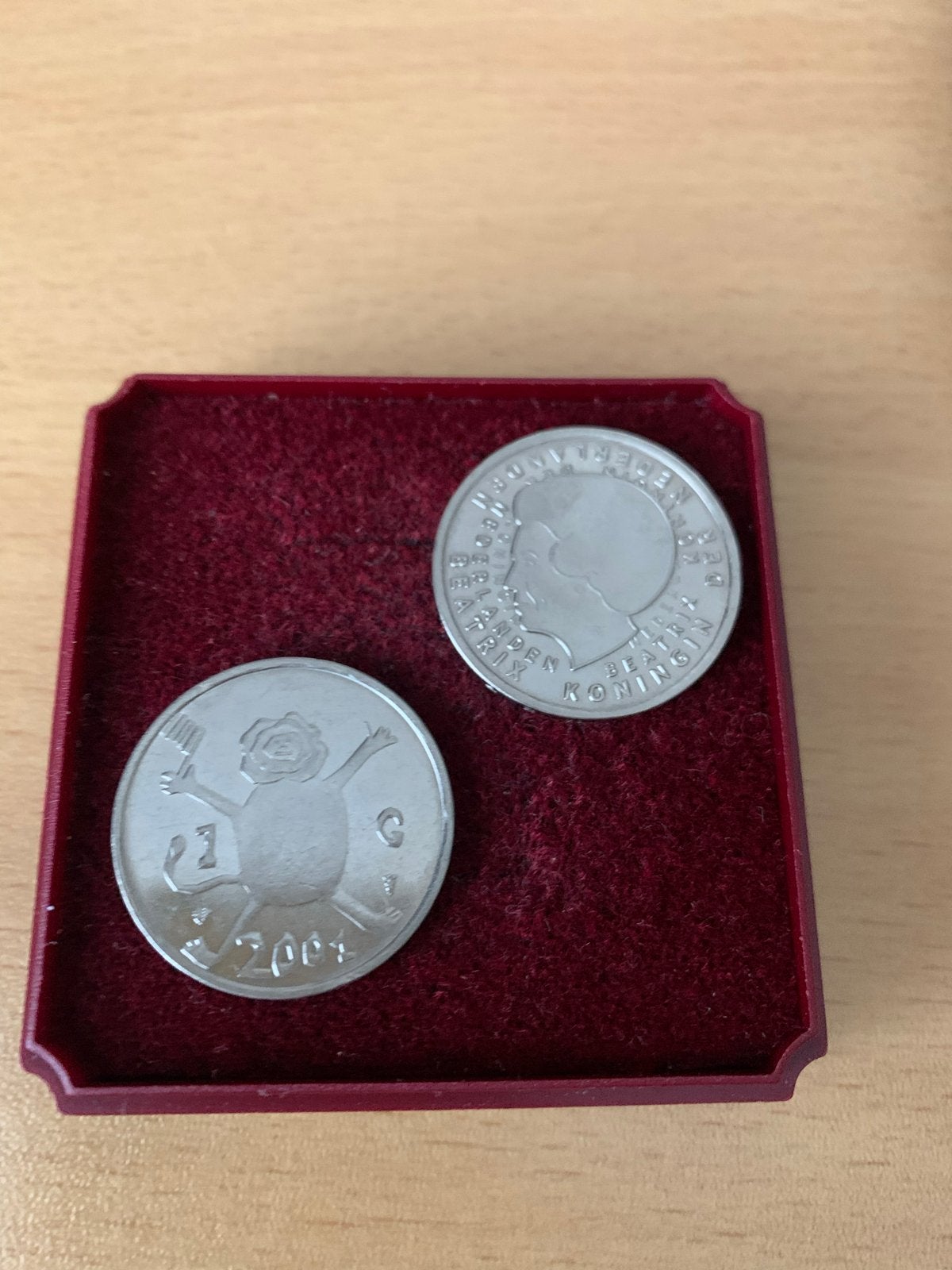 Nederlandse munten: Loeki gulden2001, Ophalen, Koningin Beatrix, 1 gulden, Setje