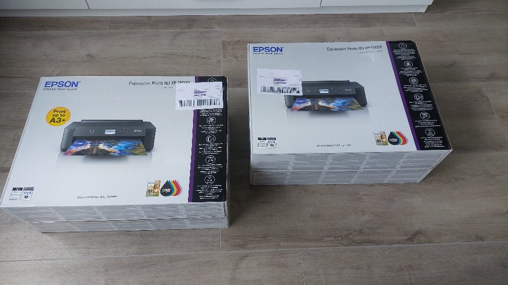 2 nieuwe Epson XP 15000 printers, Ophalen, Draadloos, Fotoprinter, Kleur printen