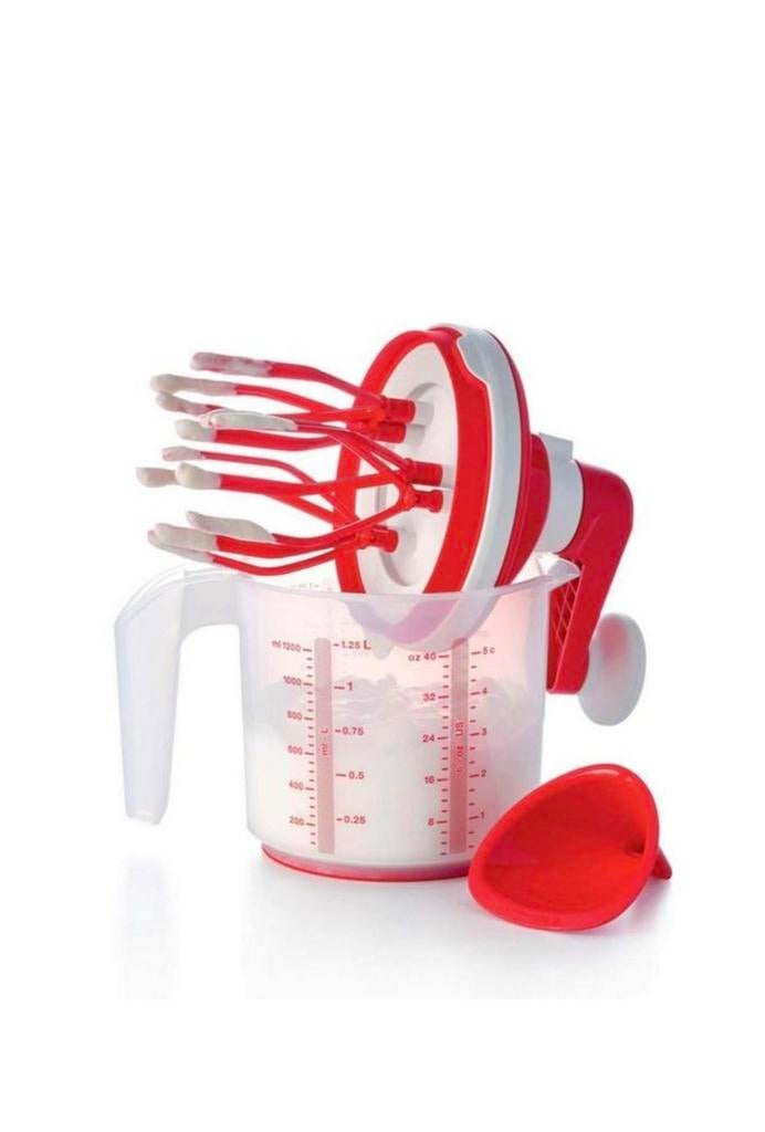 Tupperware DuoChef Mixer - Energiezuinig en Snel, Ophalen of Verzenden, Nieuw, Rood, Overige typen