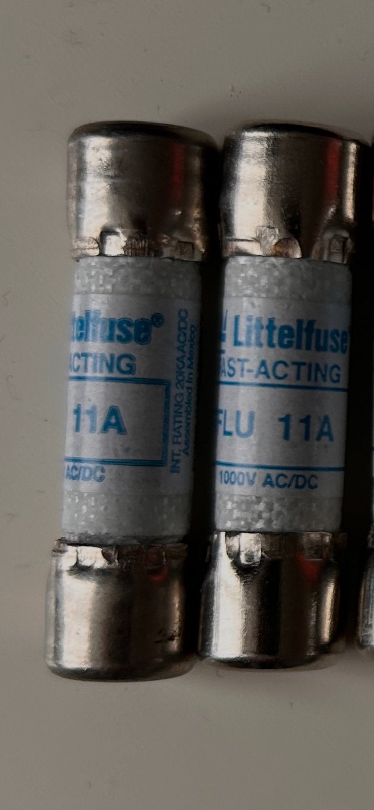 7 FLU11A zekeringen voor (Fluke) multimeters, Ophalen of Verzenden, Nieuw, Multimeter
