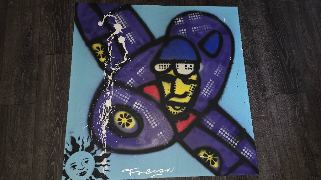 Fabian (Herman Brood) AIRPLANE  Met certificaat, Ophalen