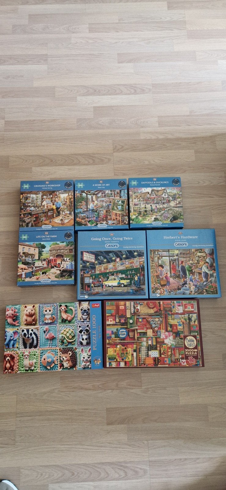 Diverse Legpuzzels - Gibsons, Trefl, Cobble Hill, Ophalen of Verzenden, 500 t/m 1500 stukjes, Zo goed als nieuw, Legpuzzel