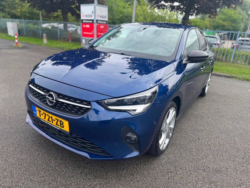 Opel Corsa 1.2 Edition Camera Clima PDC Stoelverw Led, Voorwielaandrijving, 1199 cc, Blauw, Leder en Stof