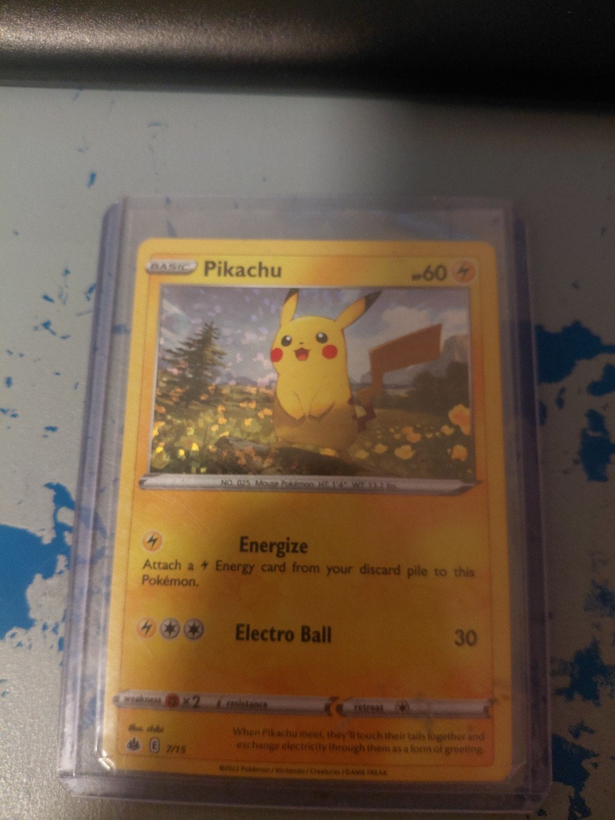 Pikachu McDonald's Holo Pokémon Kaart - Zo goed als nieuw, Ophalen of Verzenden, Zo goed als nieuw, Losse kaart, Foil