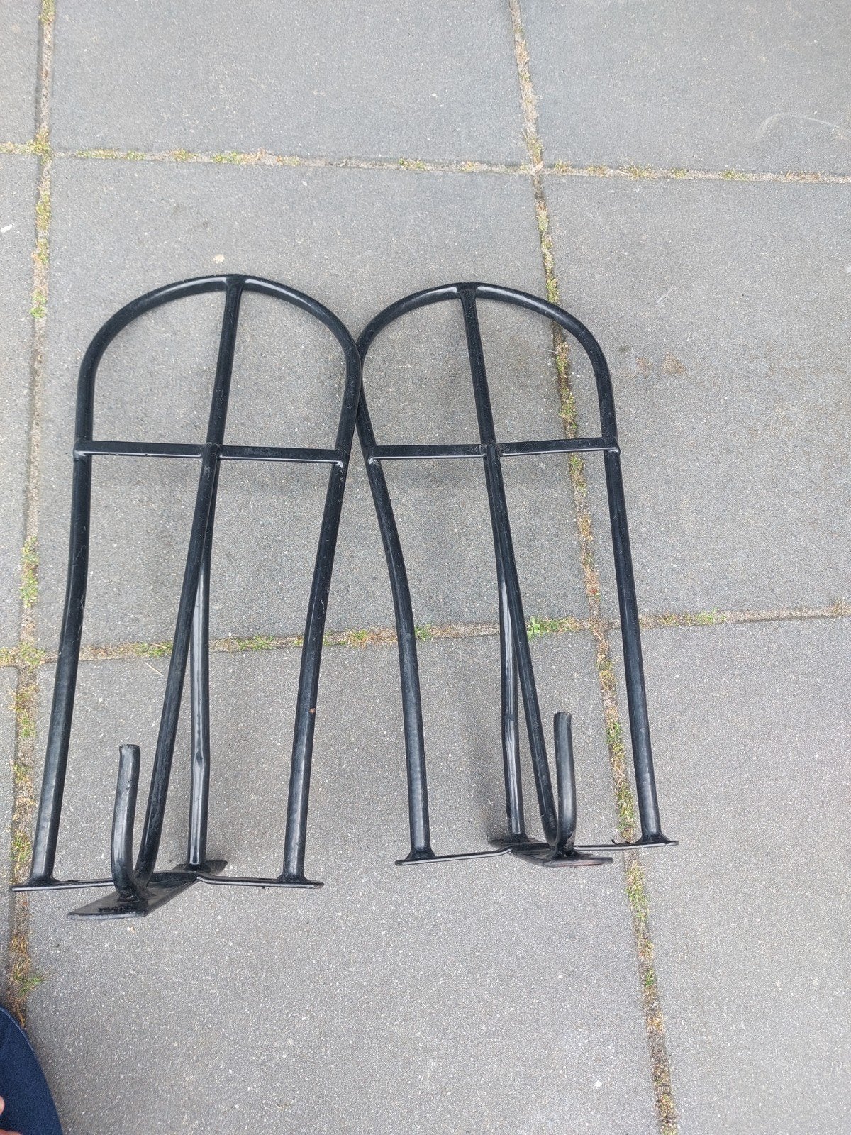 2x zadelsteun zwart, Dieren en Toebehoren, Ophalen of Verzenden, Zwart