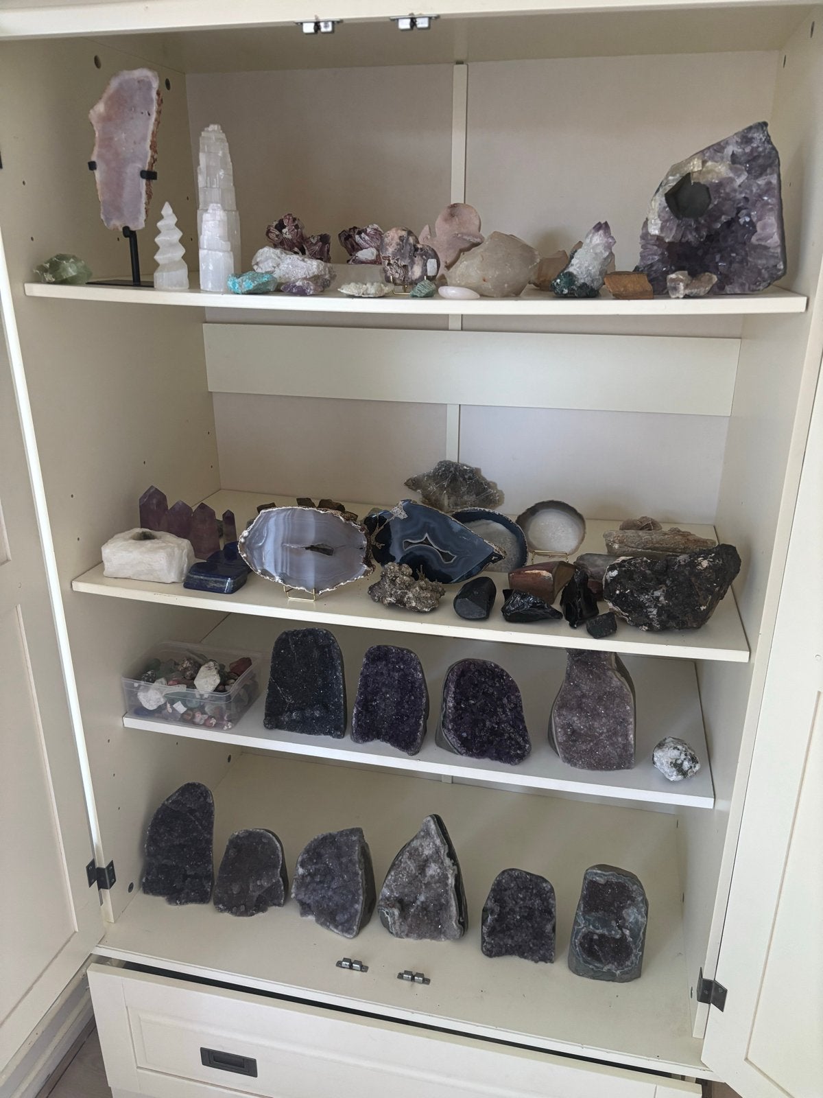 Grote collectie mineralen edelstenen en kristallen, Verzamelen, Mineralen en Fossielen, Ophalen, Mineraal