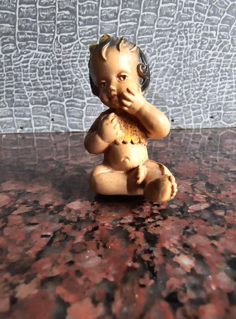 Klok waspoeder poppetje, Verzamelen, Ophalen of Verzenden