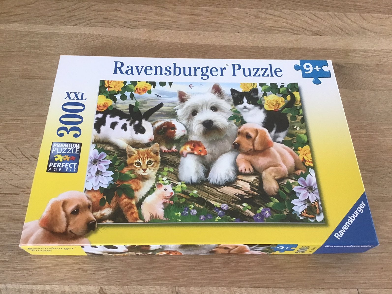 Ravensburger puzzel 300 stukjes XXL Dierenvriendjes, Ophalen of Verzenden, Zo goed als nieuw