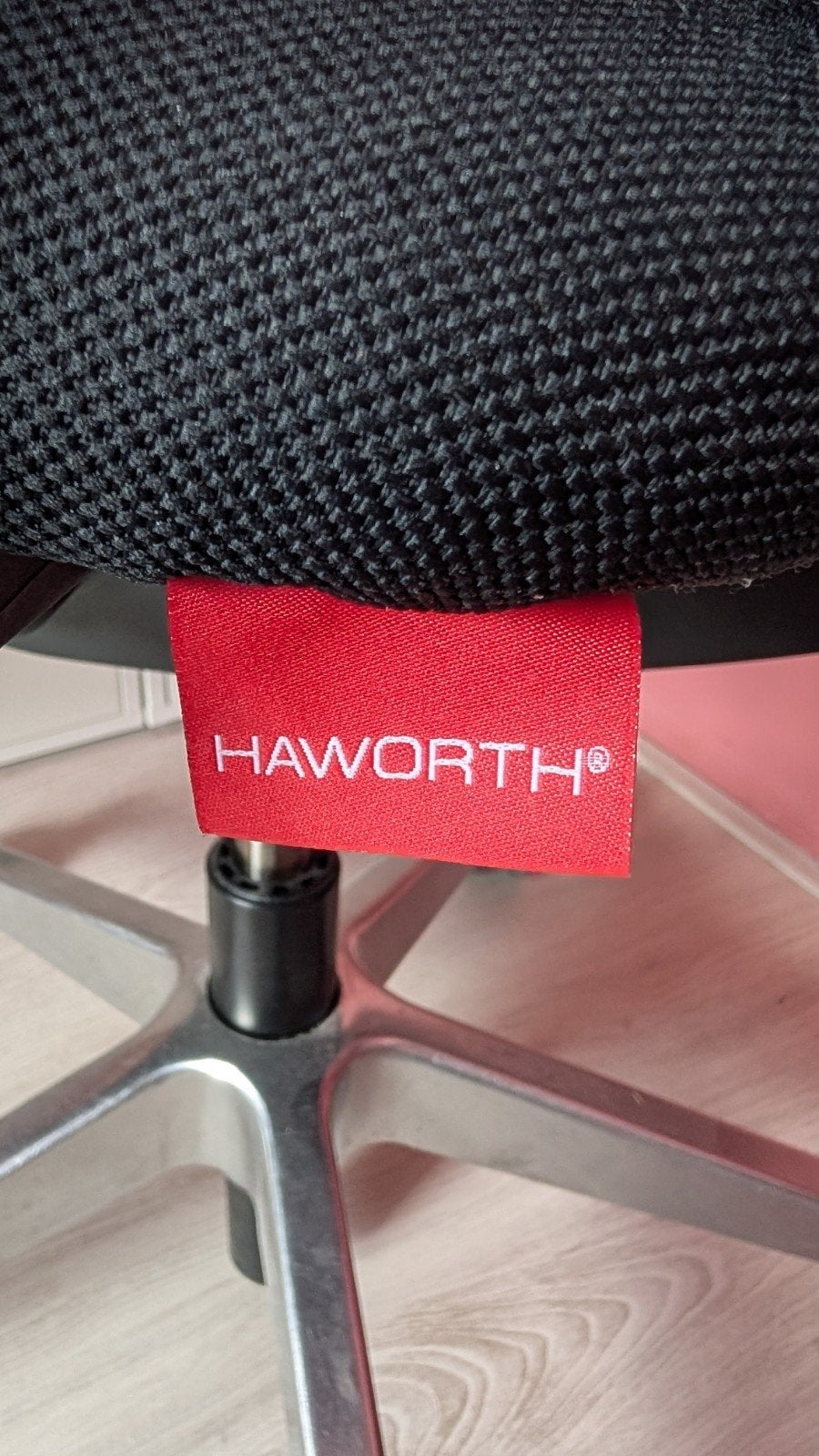 Haworth Bureaustoel - Ergonomisch en Arbo-proof, Huis en Inrichting, Bureaustoelen, Ophalen, Gebruikt, Zwart, Bureaustoel