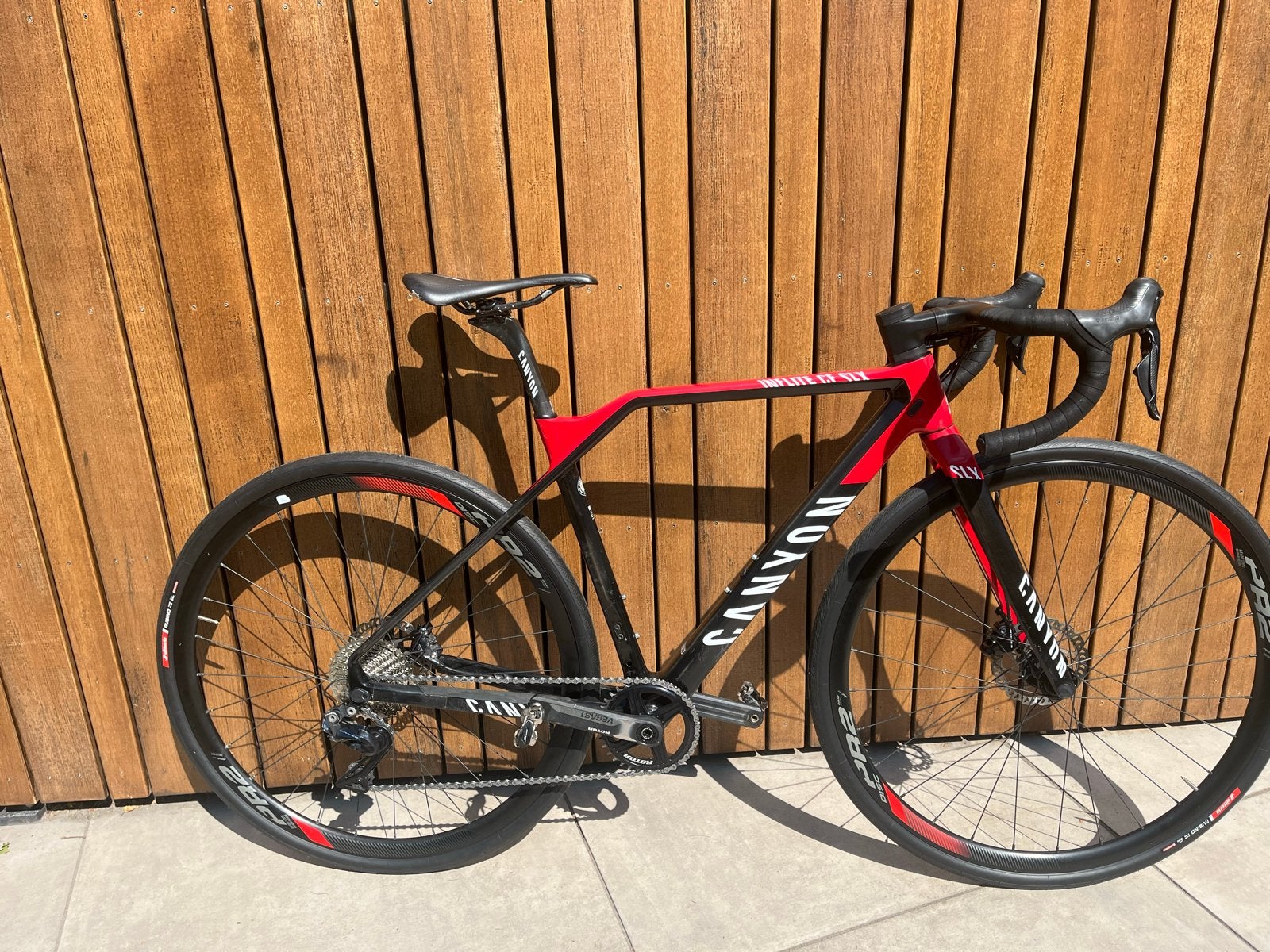 Canyon inflite  CF SLX cross fiets - Rood/Zwart, Fietsen en Brommers, 28 inch, Carbon, 10 tot 15 versnellingen, Heren