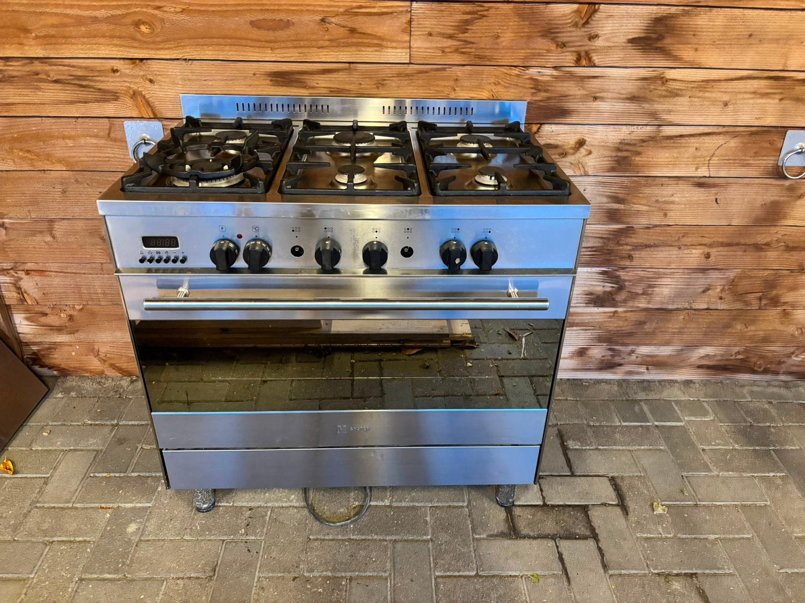 Gasfornuis 5-pits met gasbrander en oven, Ophalen, Gebruikt, 60 cm of meer, Gas