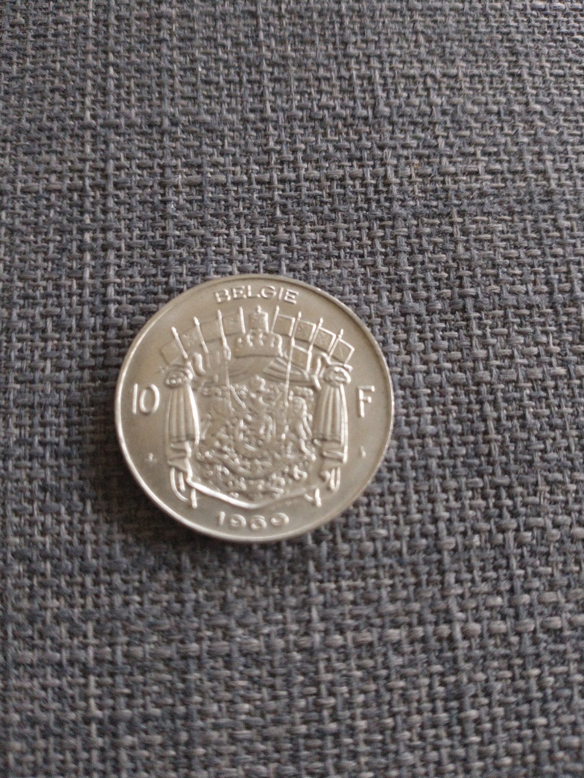 10 Frank België 1969, Postzegels en Munten, Ophalen of Verzenden, Overig, Losse munt