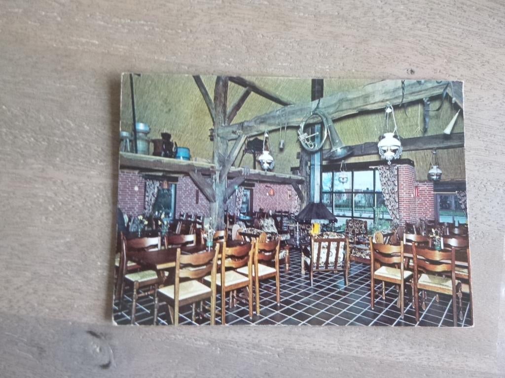 Gasselte dr. Pannekoekenboerderij 't Maotie/interieur 1986, Verzenden, 1980 tot heden, Gelopen, Drenthe