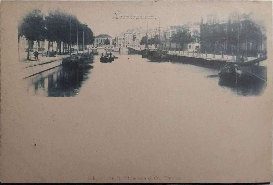 Leeuwarden (Friesland) – Lichtdruk Kleinmann (ca. 1895), Ophalen of Verzenden, Voor 1920, Ongelopen, Friesland