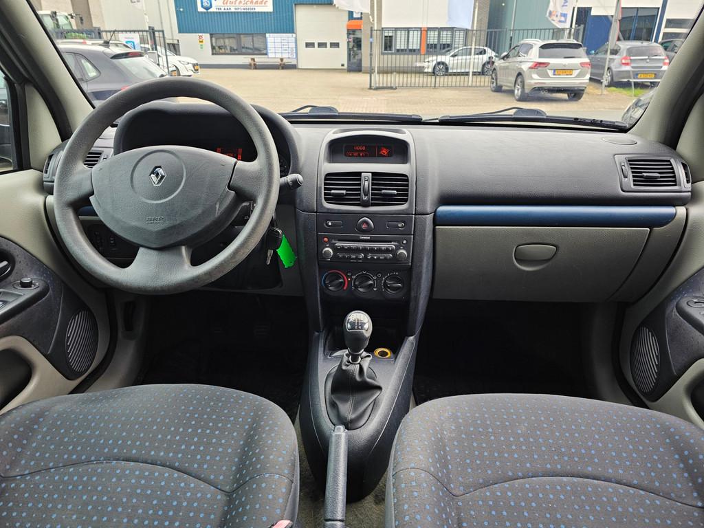 Renault Clio 1.2-16V Authentique|1e eig|NAP|Airco|El.Ramen, Auto's, Voorwielaandrijving, Stof, Gebruikt, 4 cilinders