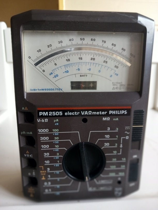 Philips Electronic VAΩ Meter PM2505, Ophalen, Zo goed als nieuw, Multimeter