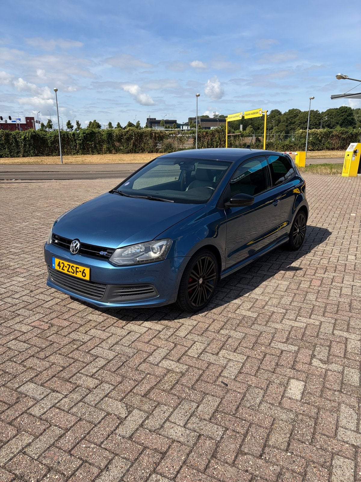 Volkswagen Polo 1.4 TSI blue gt, Gebruikt, Ophalen of Verzenden, Motorkap, Volkswagen