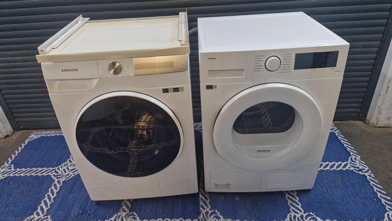 z.g.a.n wasmachine en droger condensor  9kg, Witgoed en Apparatuur, 8 tot 10 kg, Ophalen of Verzenden, 1200 tot 1600 toeren, Minder dan 85 cm