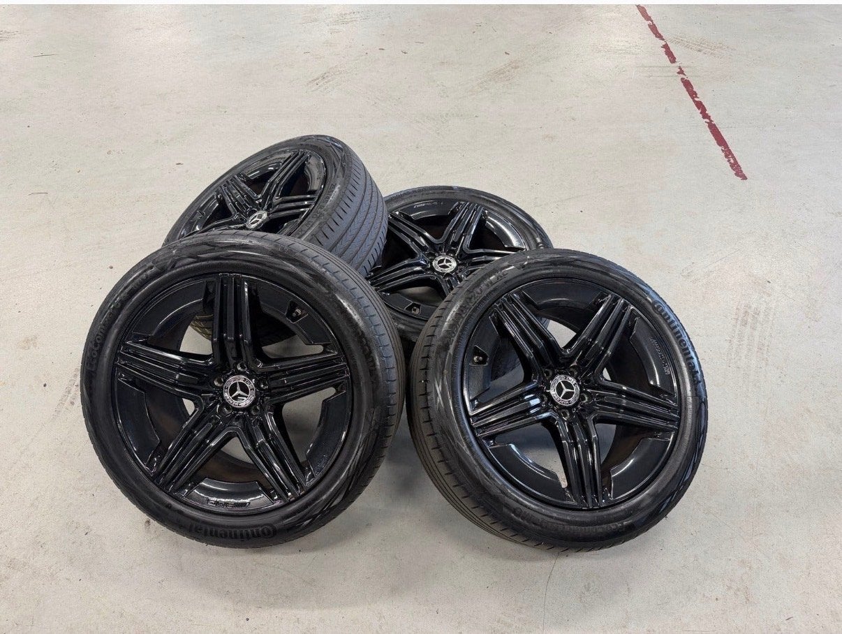 Originele Mercedes-Benz AMG 20 inch velgen breedset, Ophalen, Gebruikt, 255 mm, Banden en Velgen