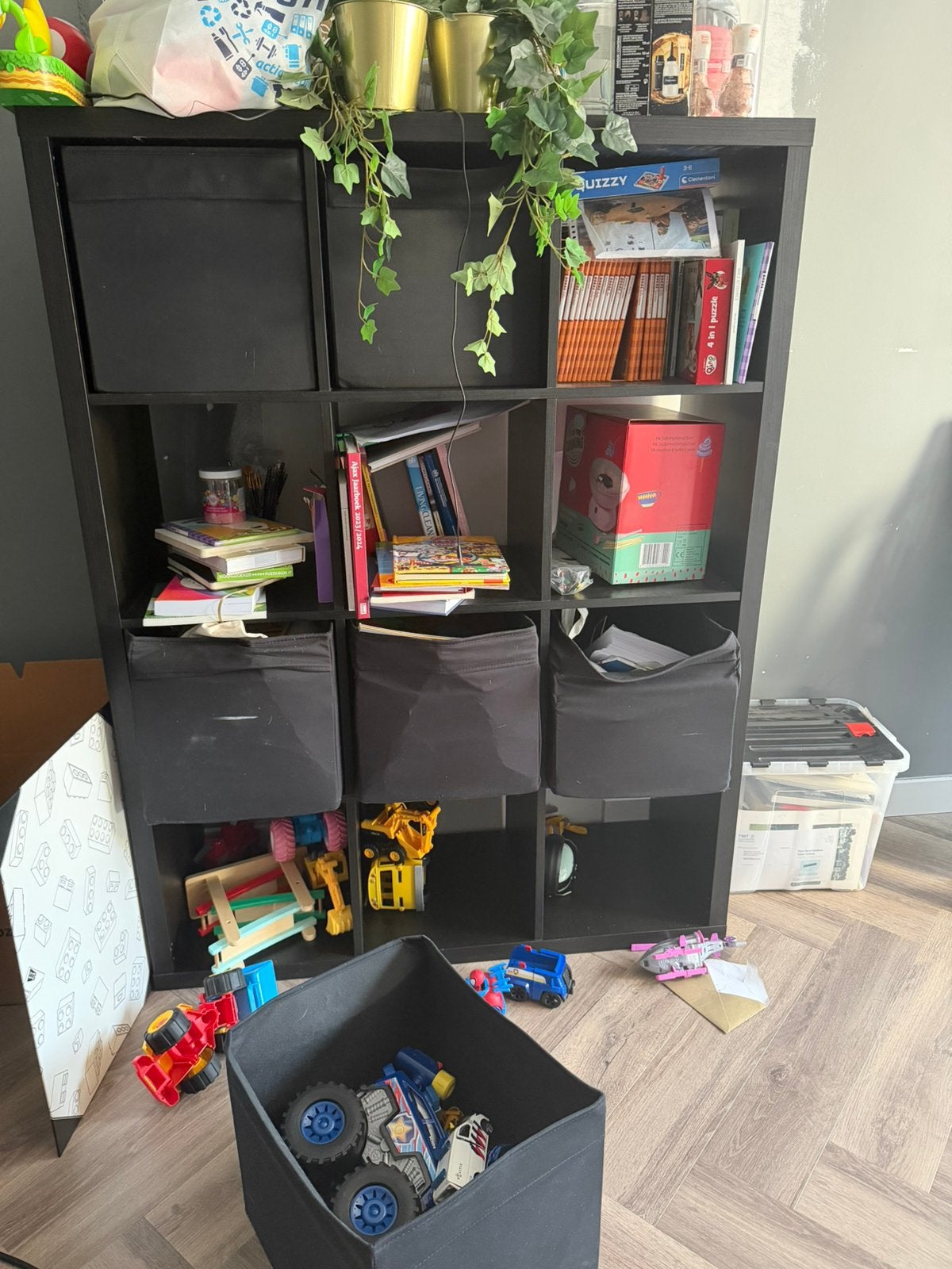 Ikea vakkenkast kallax 112x147, Ophalen, Gebruikt, 100 tot 150 cm, 150 tot 200 cm