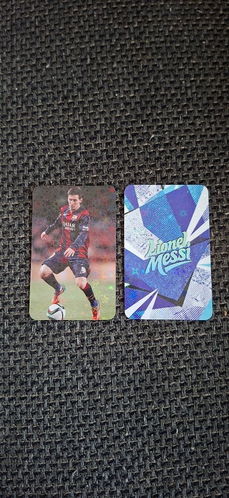 Diverse trading cards Lionel Messi # Barcelona / Miami (2), Ophalen of Verzenden, Nieuw, Buitenlandse clubs, Spelerskaart
