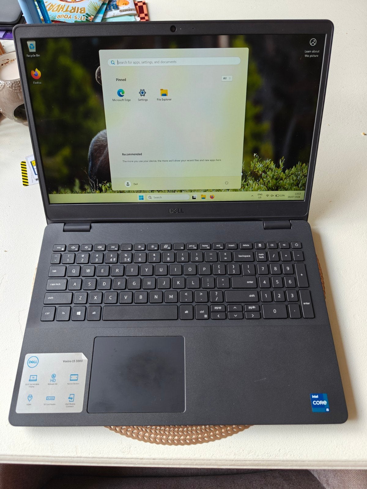 Dell laptop vostro 15 3500 goede staat, 2 tot 3 Ghz, 8 GB, Ophalen of Verzenden, SSD