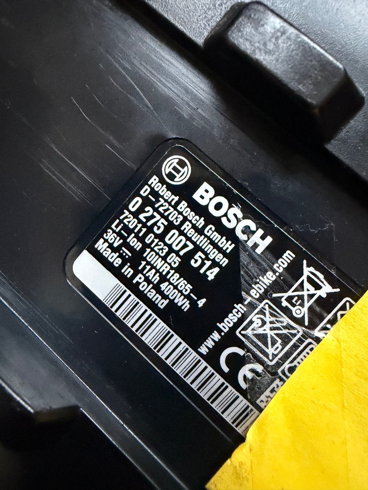 Bosch Powerpack 400 E-bike Accu (defect), Gebruikt