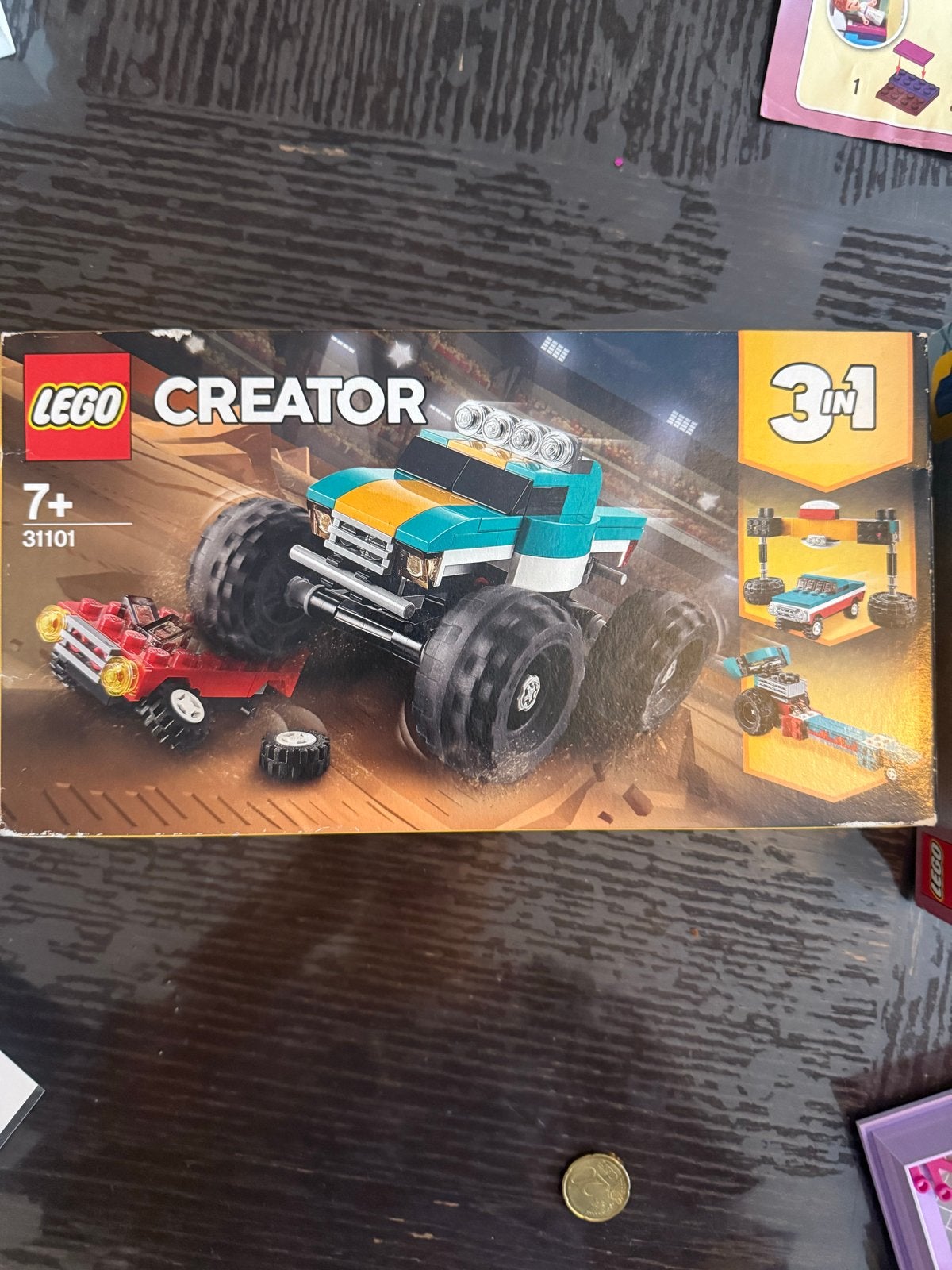 Nieuwe Lego Creator 31101 Monster Truck (Ongeopend), Lego, Nieuw, Ophalen of Verzenden, Inclusief doos