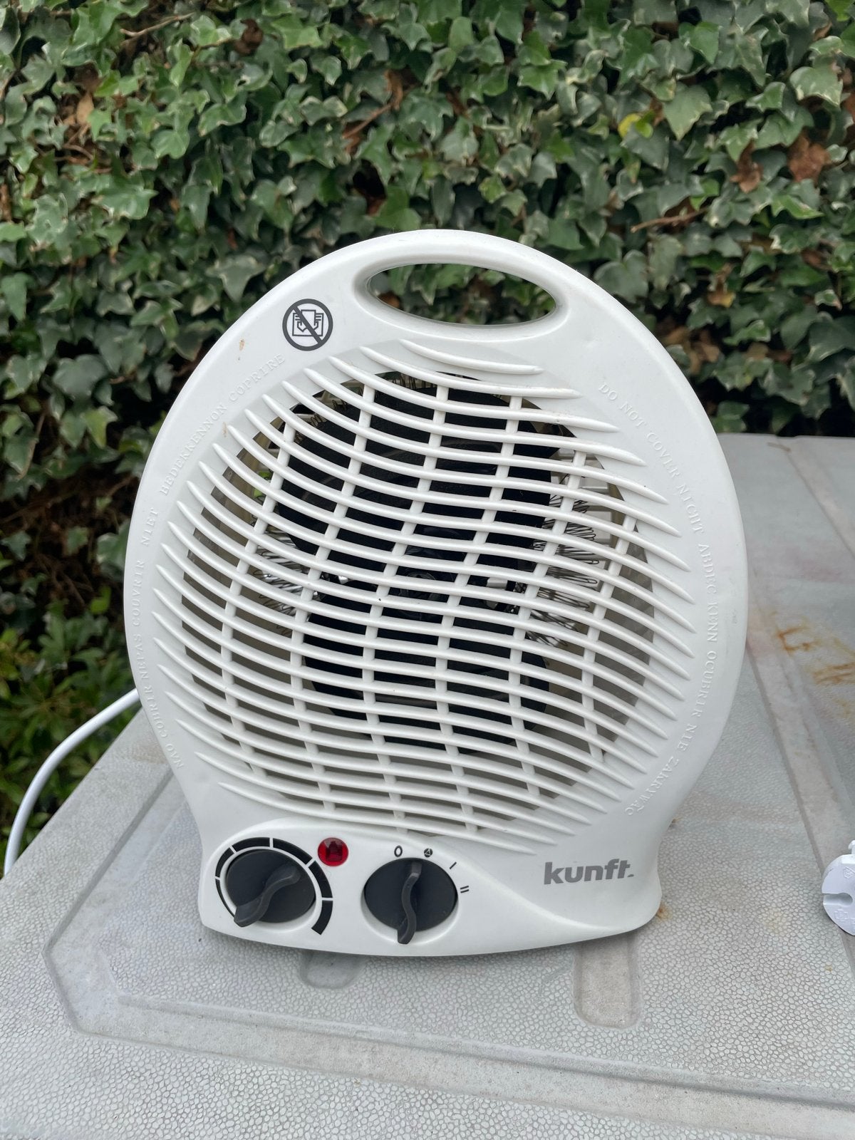 Kunft KFH-2700 Ventilatorkachel (2 stuks), Ophalen of Verzenden, Gebruikt, Overige