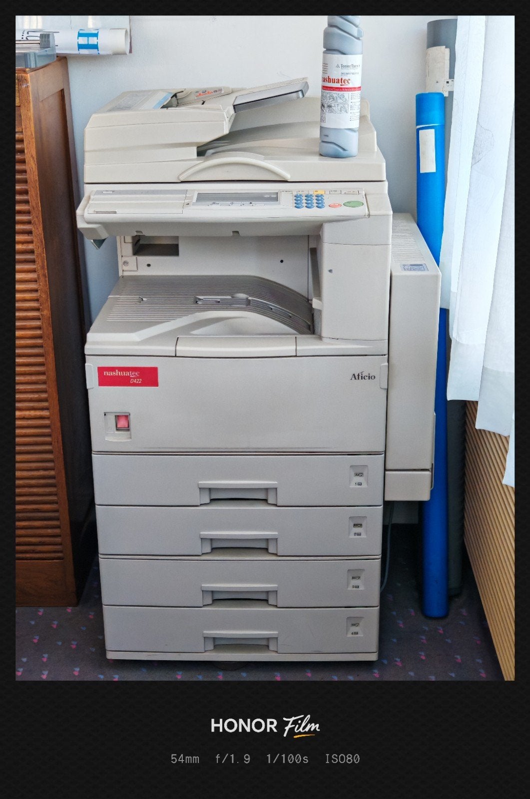 Actie-Kopieermachine – Nashuatec Aficio (met NIEUWE Toner!), Nashuatec D422 (Ricoh Aficio) A3/A4, Ophalen of Verzenden, Zo goed als nieuw