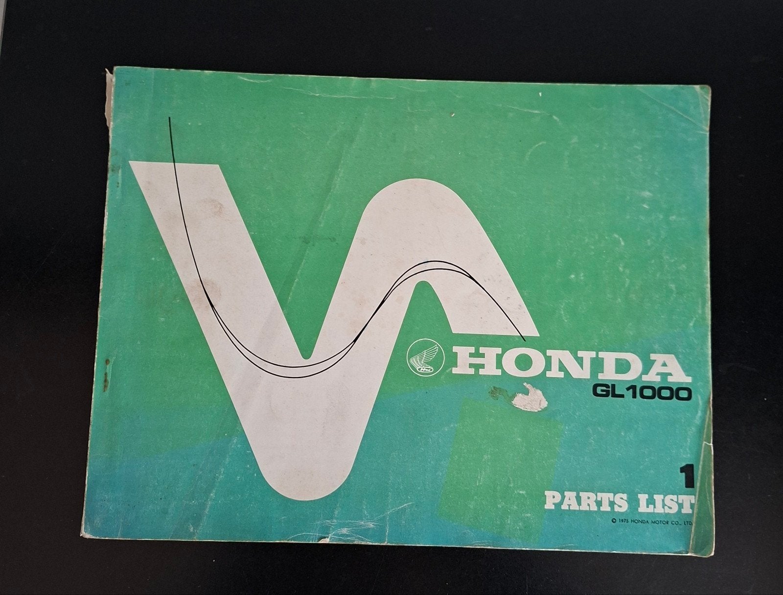 Honda GL 1000 partslist 1975, Ophalen of Verzenden, Honda
