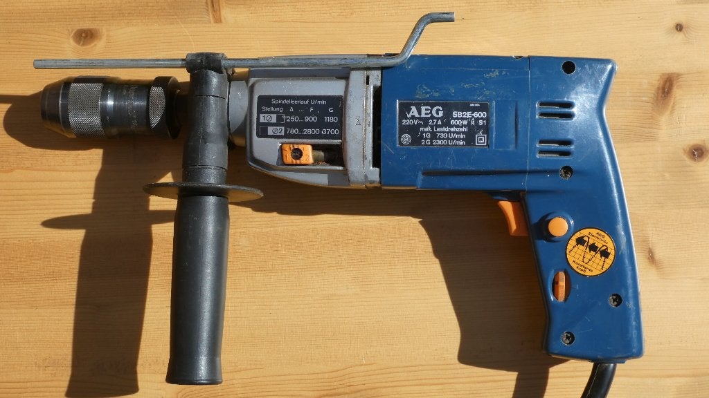 Boormachine AEG SB2E-600, Variabele snelheid, Ophalen, Boormachine, Gebruikt