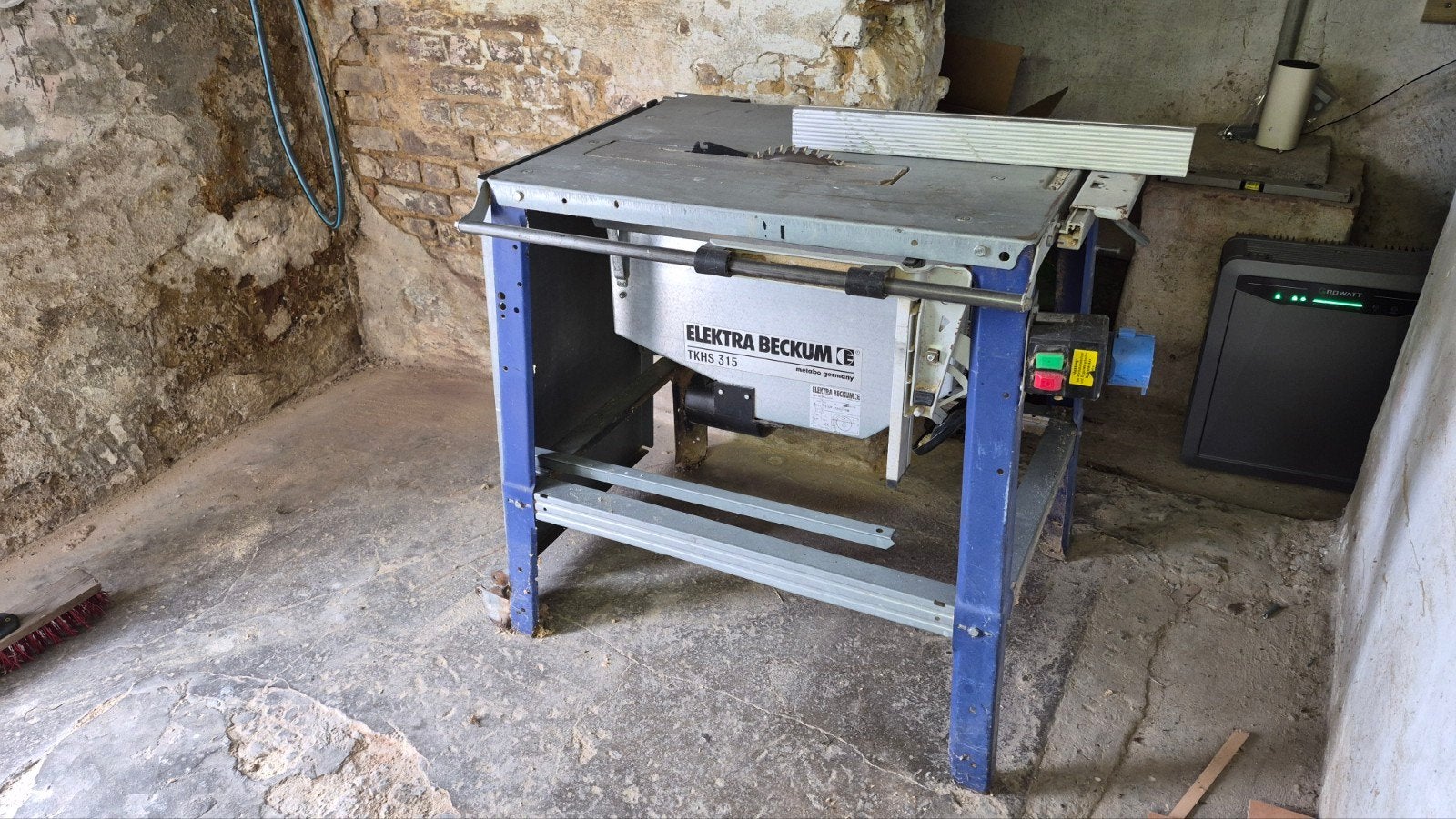 Elektra Beckum TKHS 315 Metabo zaagtafel met goed zaagblad, Ophalen, Elektra Beckum, Gebruikt, Cirkelzaag