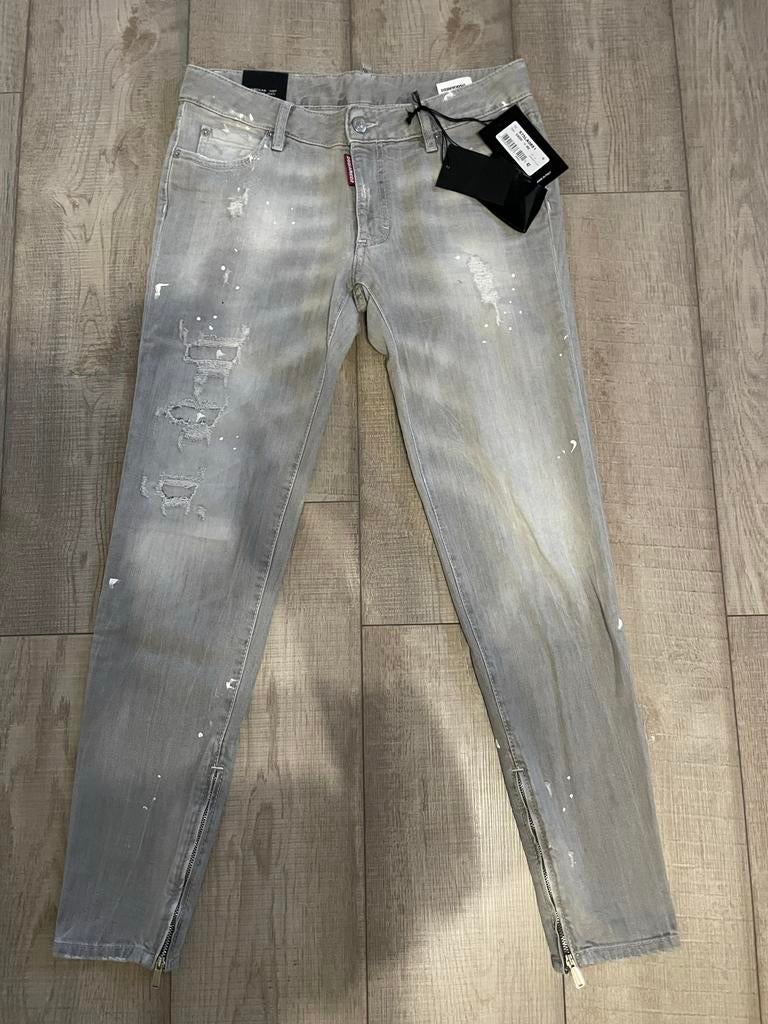 Dsquared2 jeans origineel, Ophalen of Verzenden, Zo goed als nieuw, Grijs, Overige jeansmaten