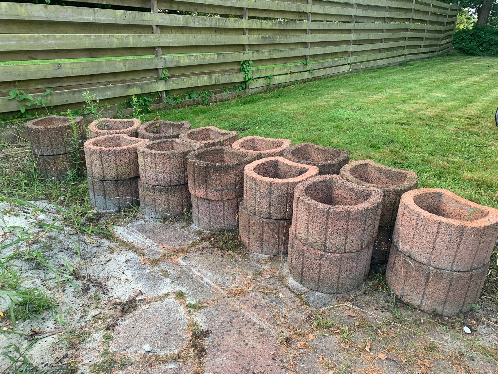 22 Moonflor betonbakken, Ophalen, Gebruikt, Minder dan 30 cm, Balkon