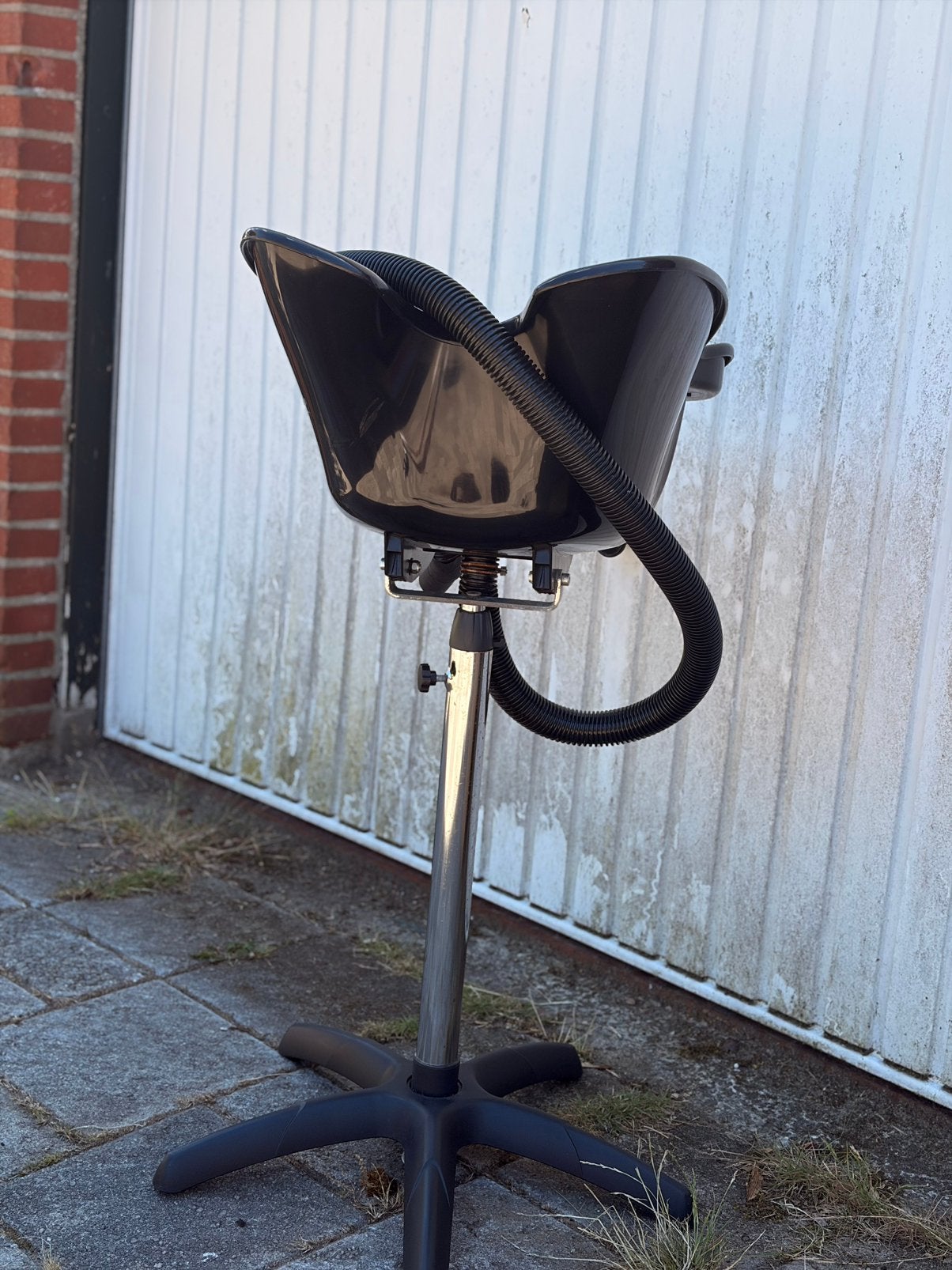 Mobiele wasbak zwarte grote kom, Ophalen, Zo goed als nieuw, Overige typen