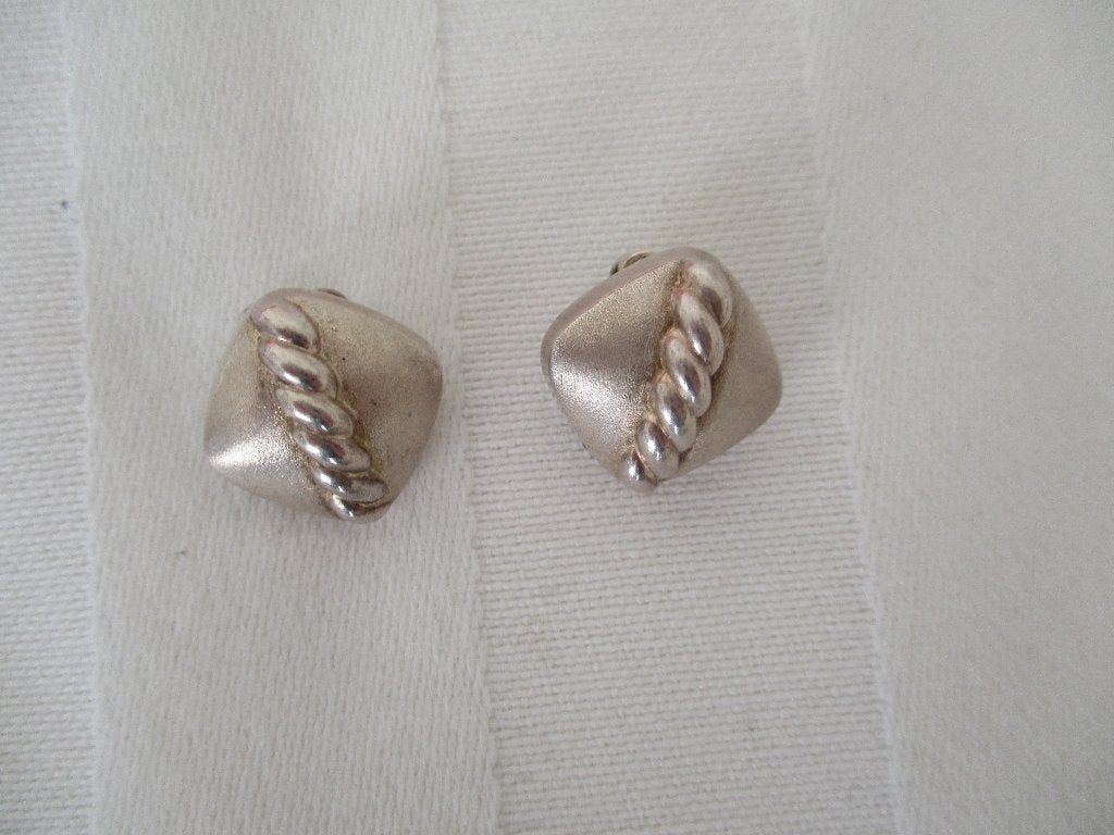 jaren 60 zilveren oorbellen, Verzenden, Zilver, Oorbellen