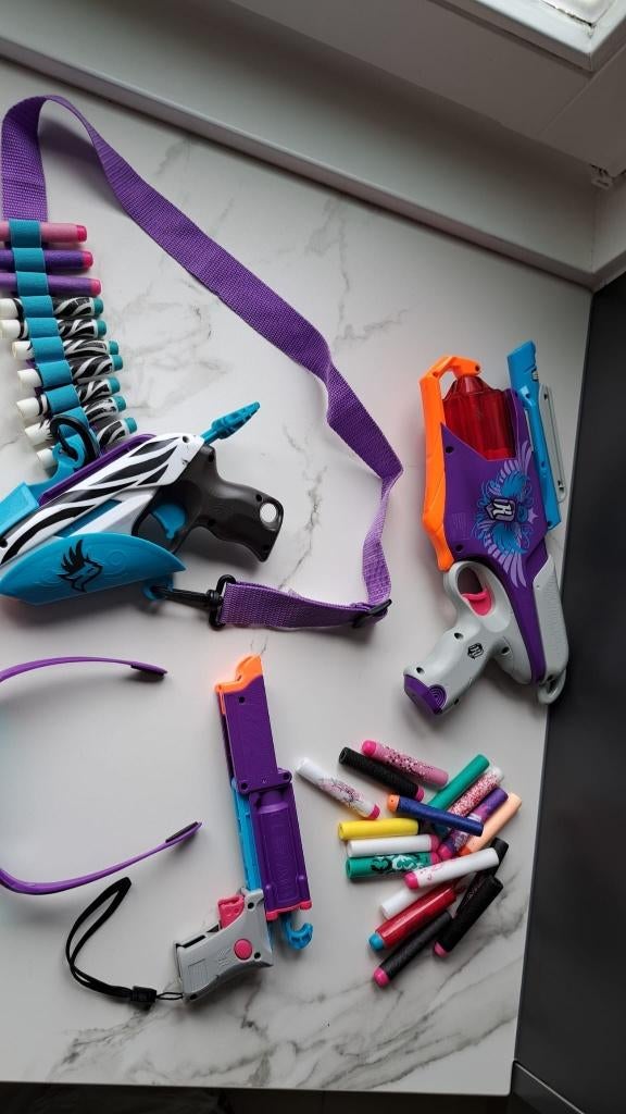 Nerf pistolen setjes, Ophalen, Zo goed als nieuw