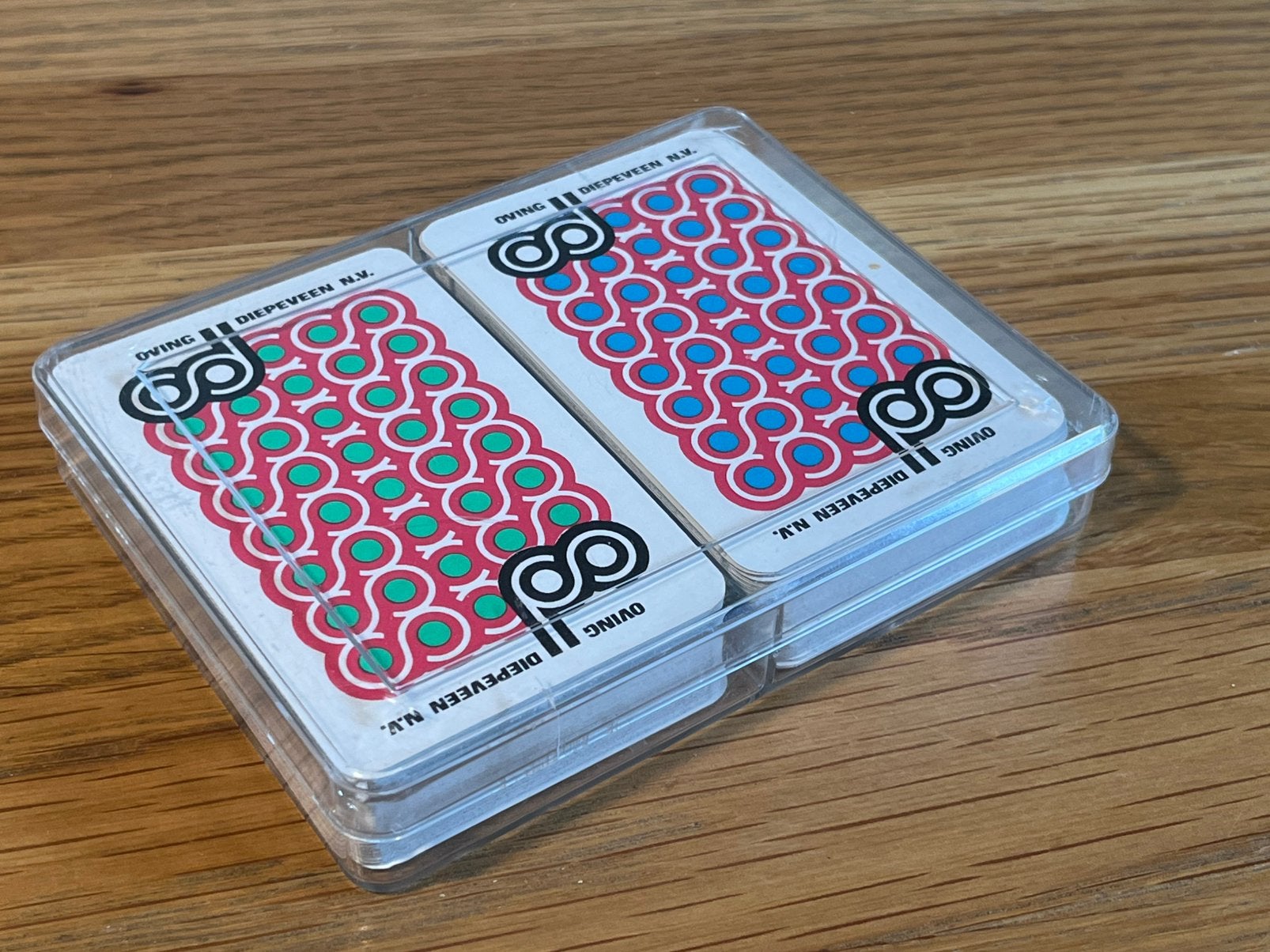 Speelkaarten Oving Diepeveen dubbel kaartspel 2 sets 4 joker, Verzenden, Speelkaart(en)