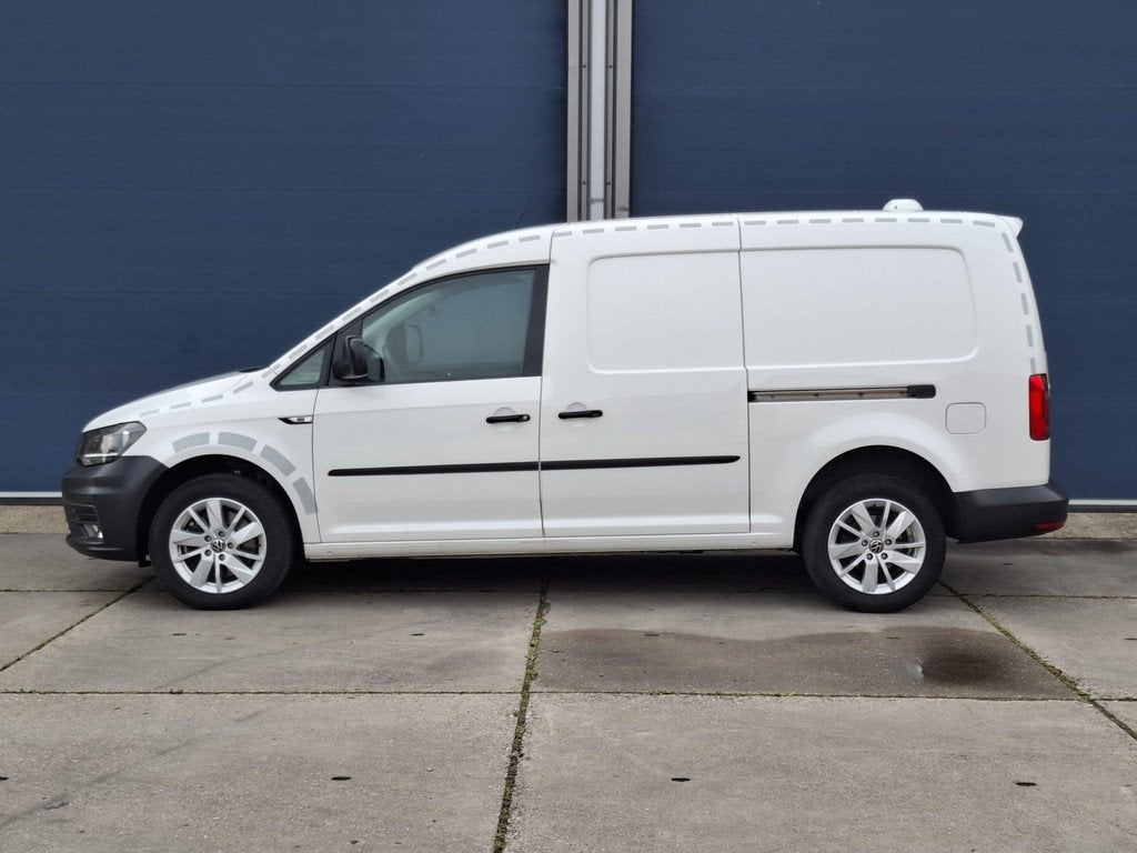 Volkswagen Caddy 2.0 TDI L2H1 BMT 4Motion Maxi Highline DUBB, Auto's, Bestelauto's, Stof, Gebruikt, 4 cilinders, 150 pk