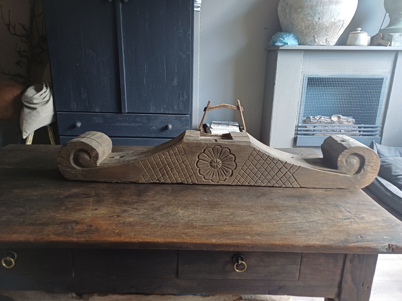 Houten ornament, Huis en Inrichting, Ophalen, Zo goed als nieuw