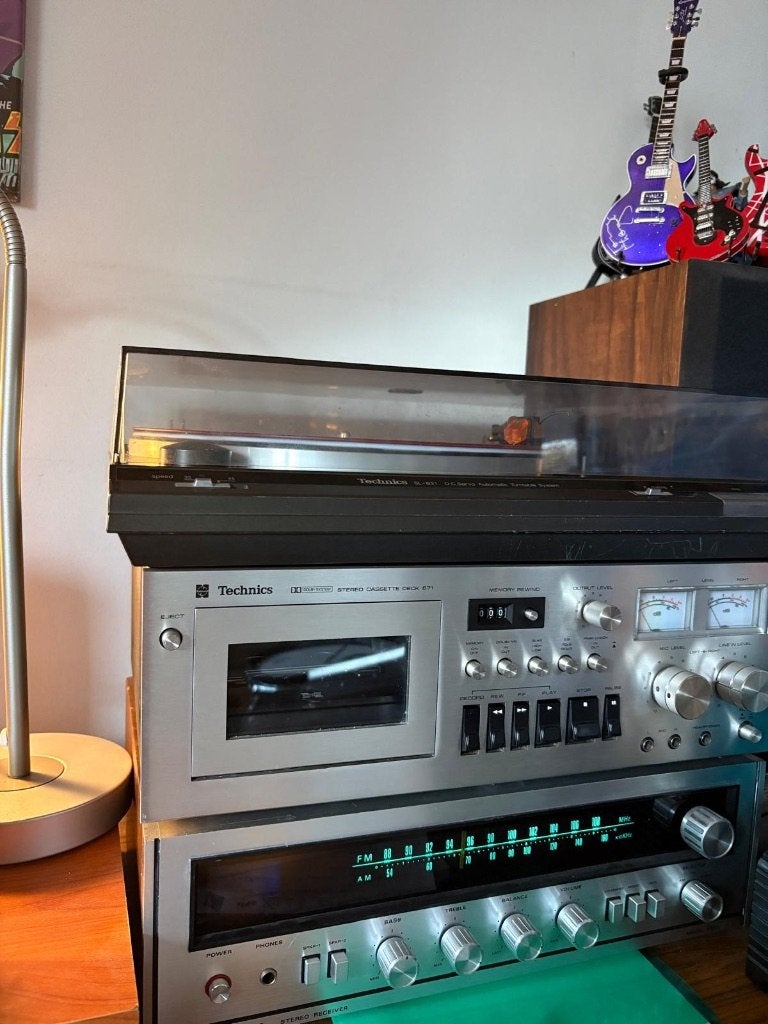 Vintage Stereoset (Technics, Monarch, B&Wi), Audio, Tv en Foto, Refurbished, Losse componenten, Ophalen, Cassettedeck
