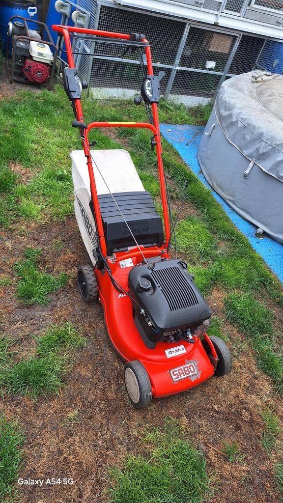 Grasmaaier sabo met aandrijving, Tuin en Terras, Grasmaaiers, Ophalen