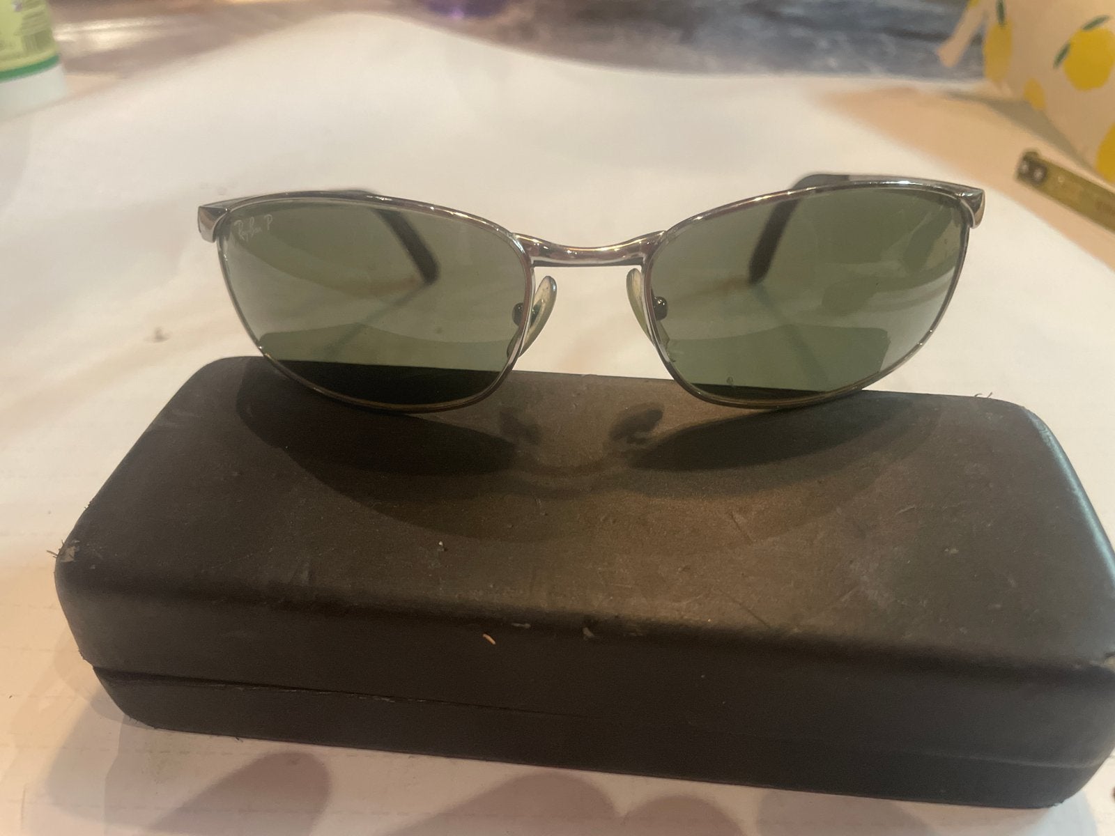 Ray-Ban P zonnebril - Stijlvol en tijdloos, Ophalen, Gebruikt, Zonnebril, Ray-Ban