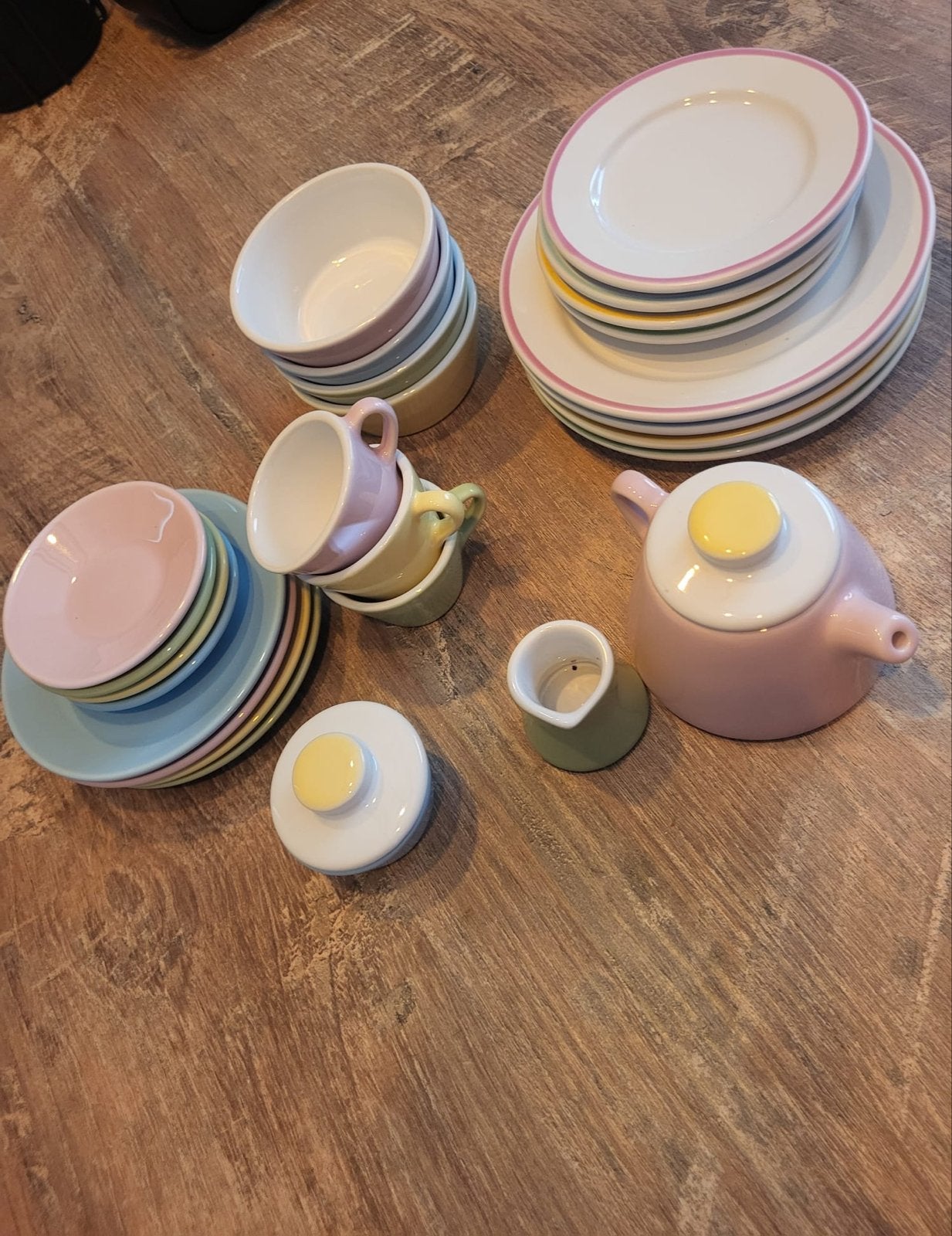 IKEA Speelgoed servies keramiek - Pastelkleuren, Ophalen, Gebruikt, Jongen of Meisje