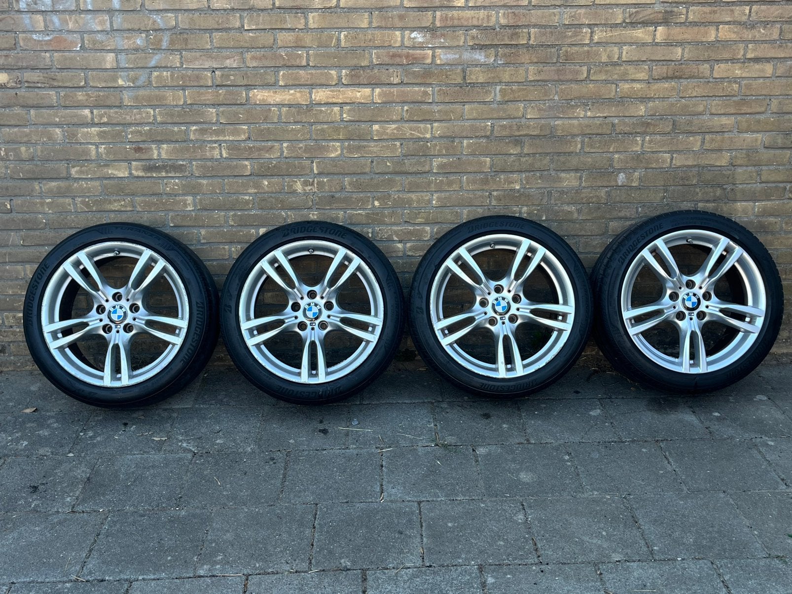 Originele 18" BMW Style 400M breedset velgen met banden, Ophalen, 18 inch, Banden en Velgen, Zomerbanden