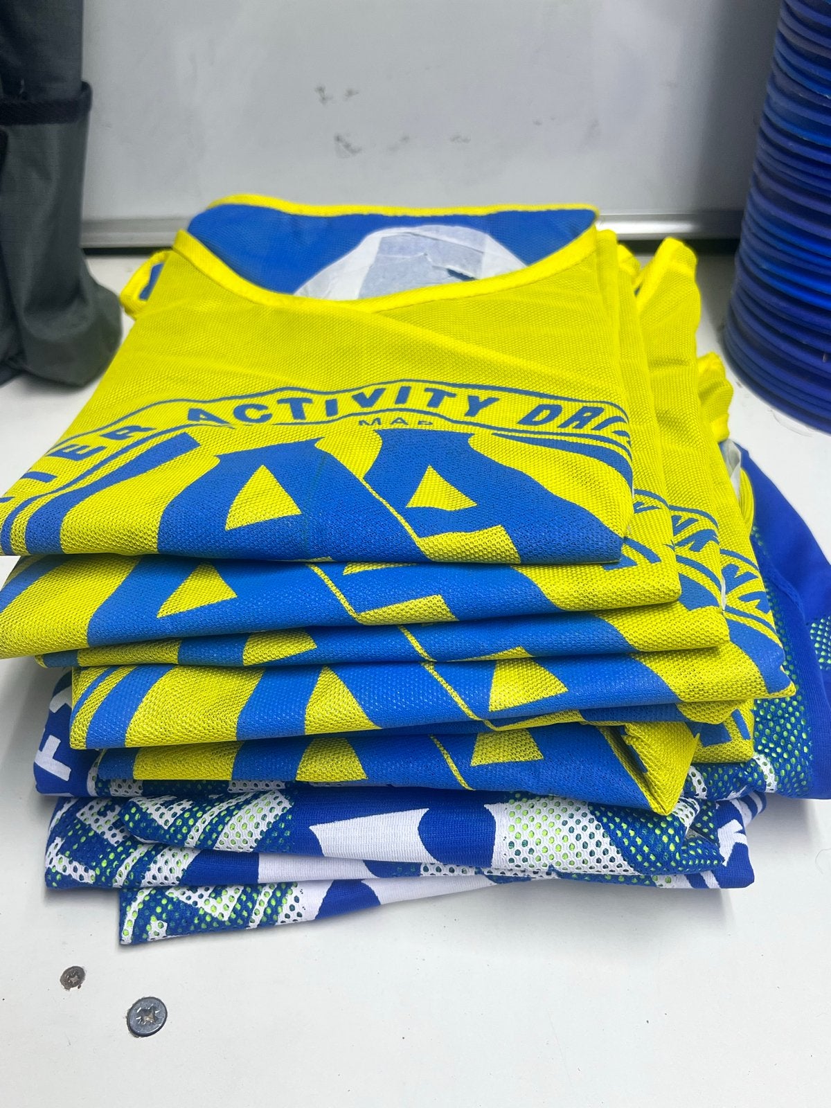 Junior sporthesjes - Geel/Blauw, Ophalen, Nieuw, Overige typen