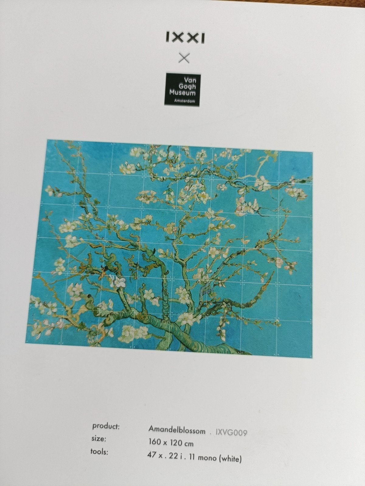 IXXI Amandelbloesem Vincent van Gogh (160x120 cm) NIEUW, Oorspronkelijke maker, Nieuw, 125 cm of meer, Ophalen of Verzenden